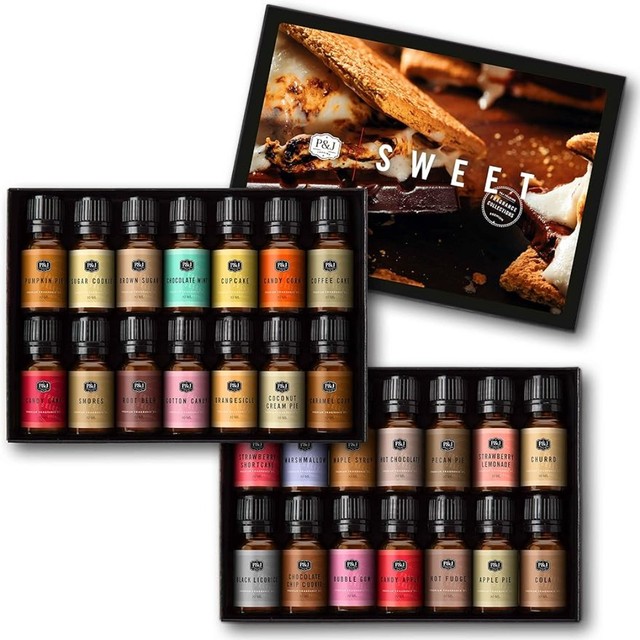 P&J Fragrance Oil Sweet Set  Candle Scents for Candle Making